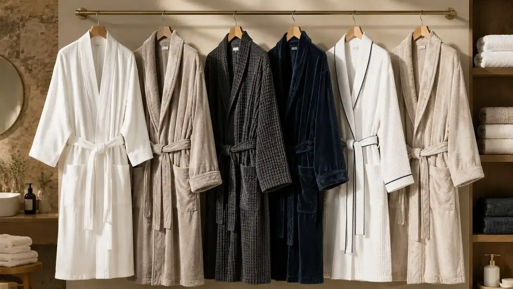 Pakistan bathrobe manufacturer — OEM terry and velour hotel bathrobes for spa and resort programmes in USA, UK and Europe