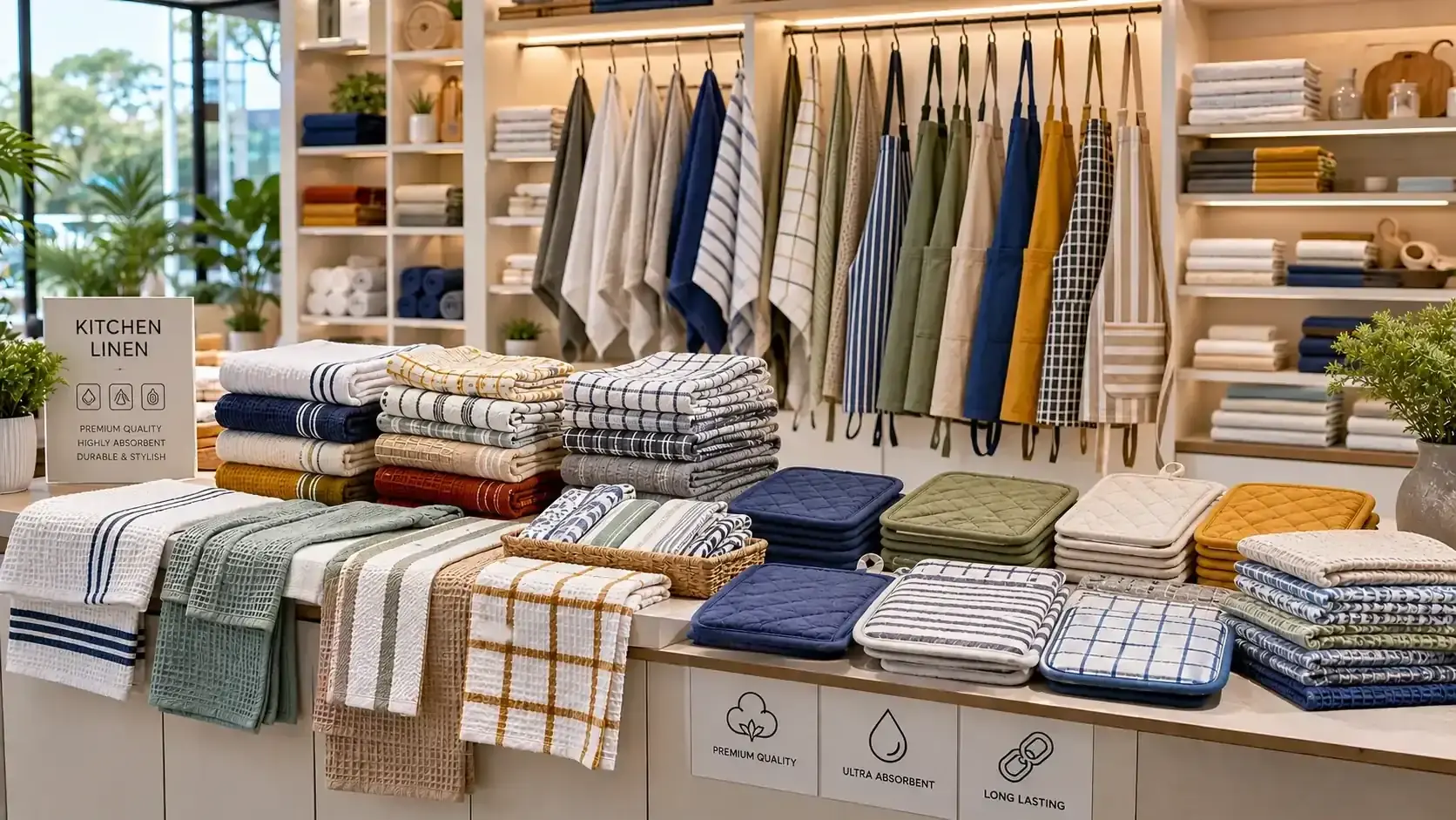 Pakistan kitchen linen manufacturer — OEM supplier for international buyers