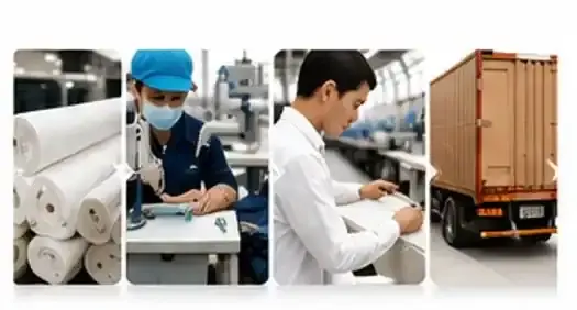 MZ Global Trading sourcing process — factory matching, QC inspection and export documentation
